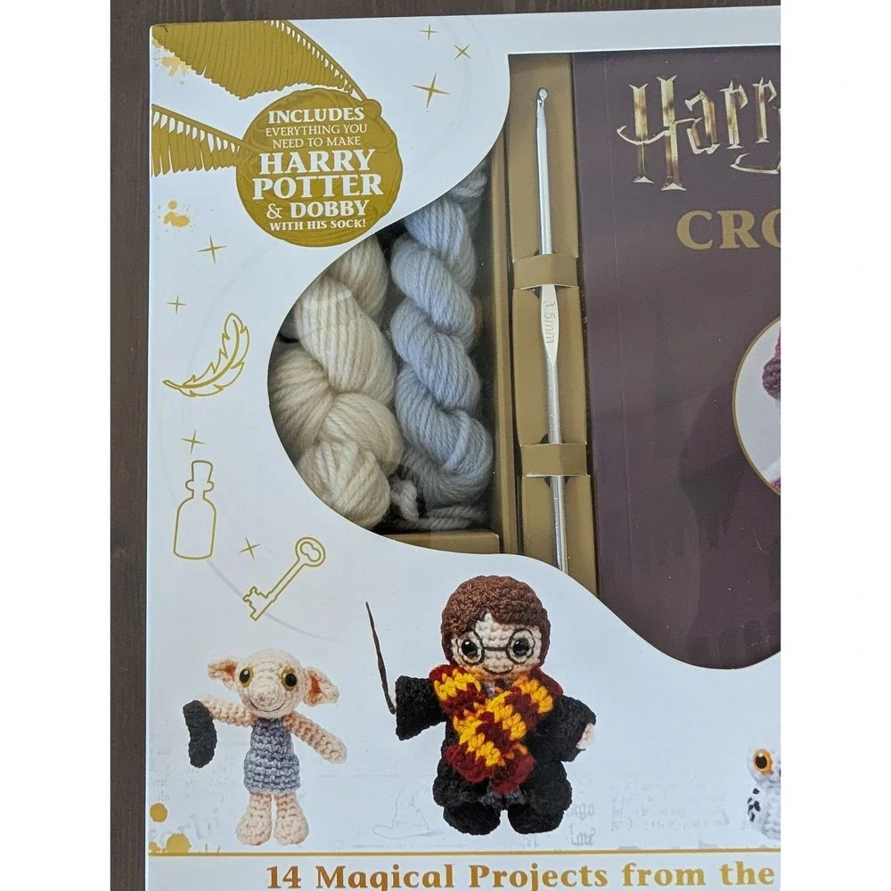 Harry Potter Crochet Craft Kit Dobby with Instruction Booklet Yarn Stuffing Hook